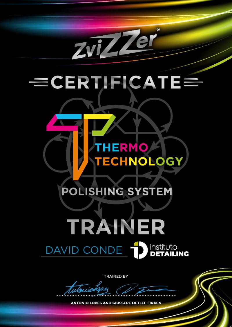 Certificación Zvizzer de David Conde