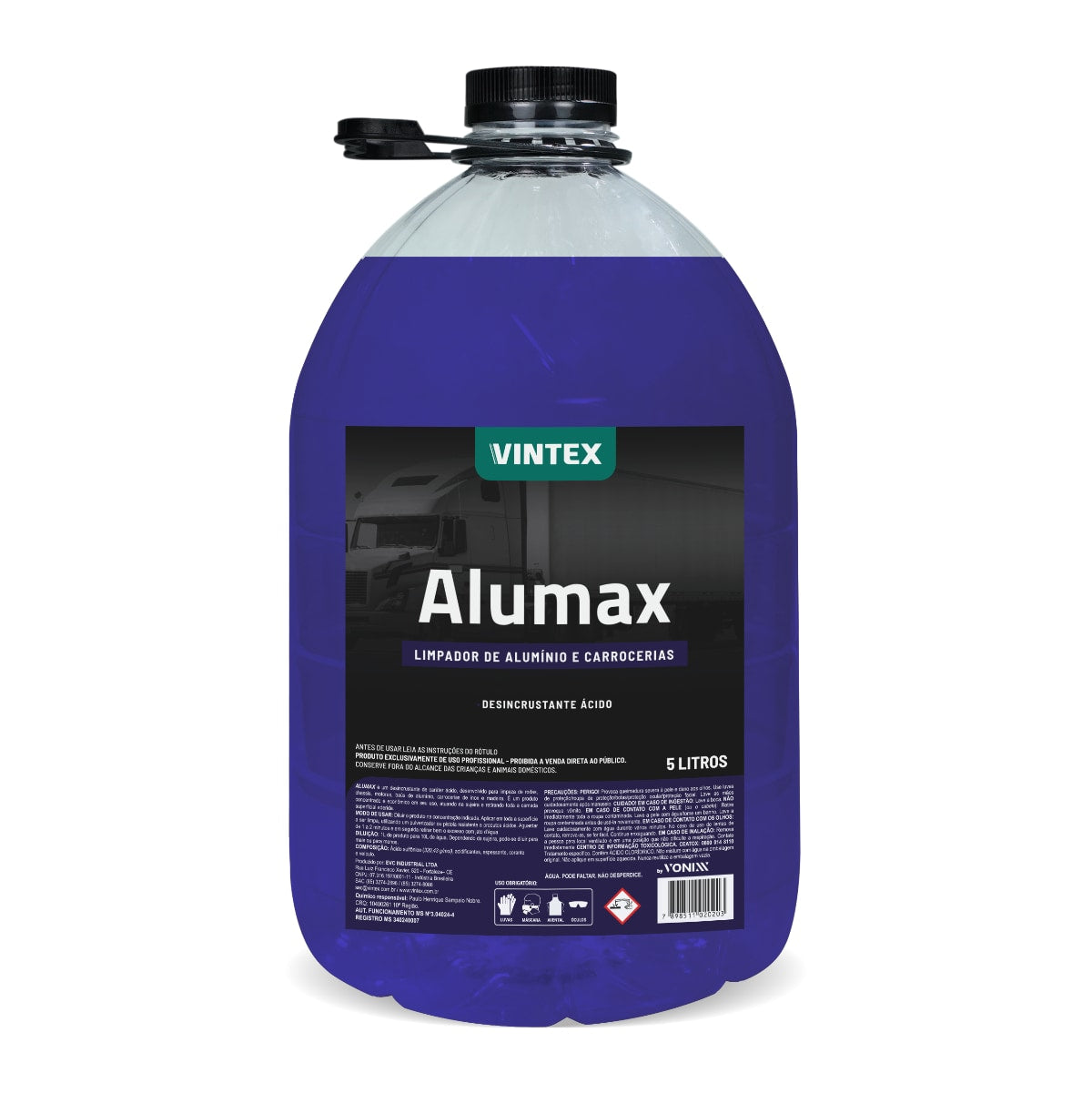 Vintex Alumax: Desincrustante ácido profesional para chasis y carrocerías