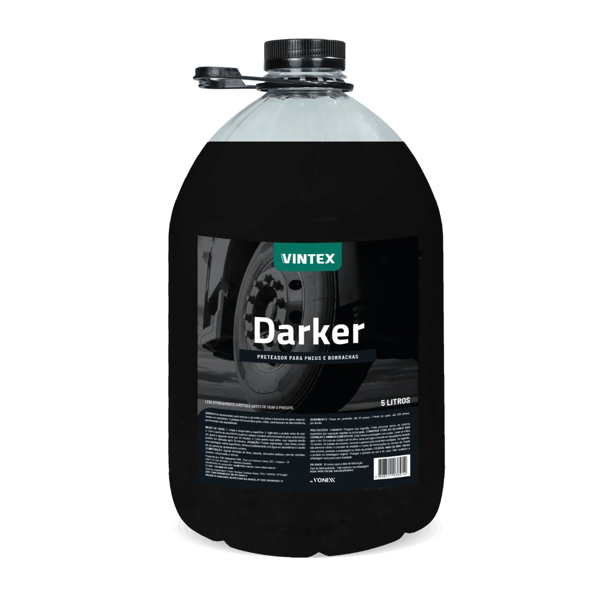 Vintex Darker: Renovador de neumáticos, gomas y plásticos