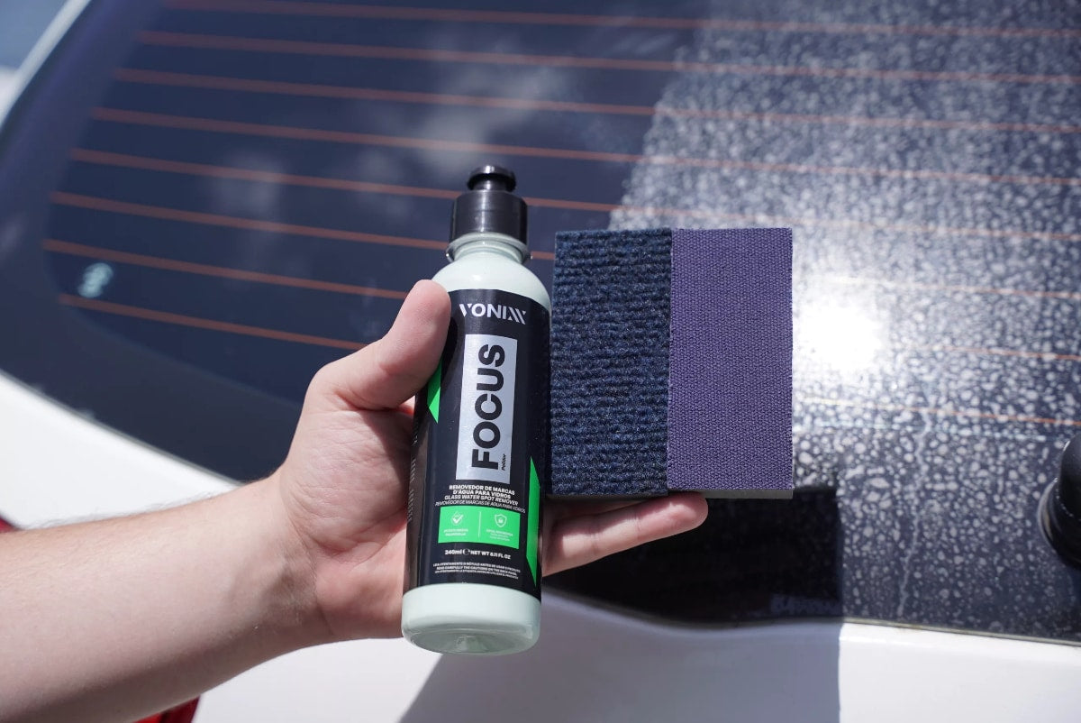 Vonixx Focus: Eliminador de marcas de agua de cristales y retrovisores