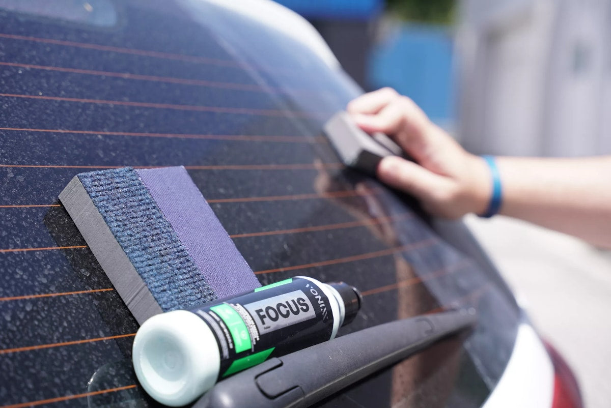 Vonixx Focus: Eliminador de marcas de agua de cristales y retrovisores