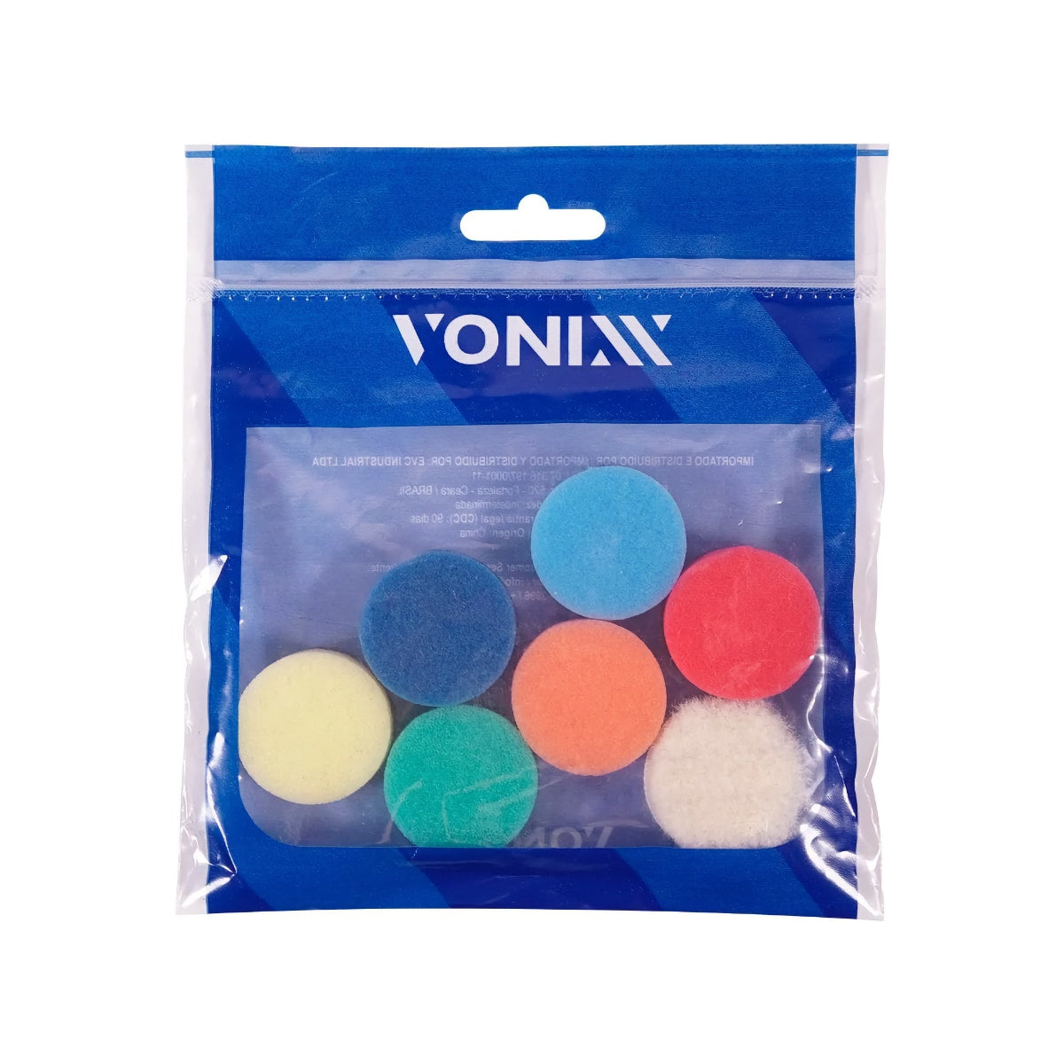 Vonixx Kit de 7 pads de pulido de 1 y 2"