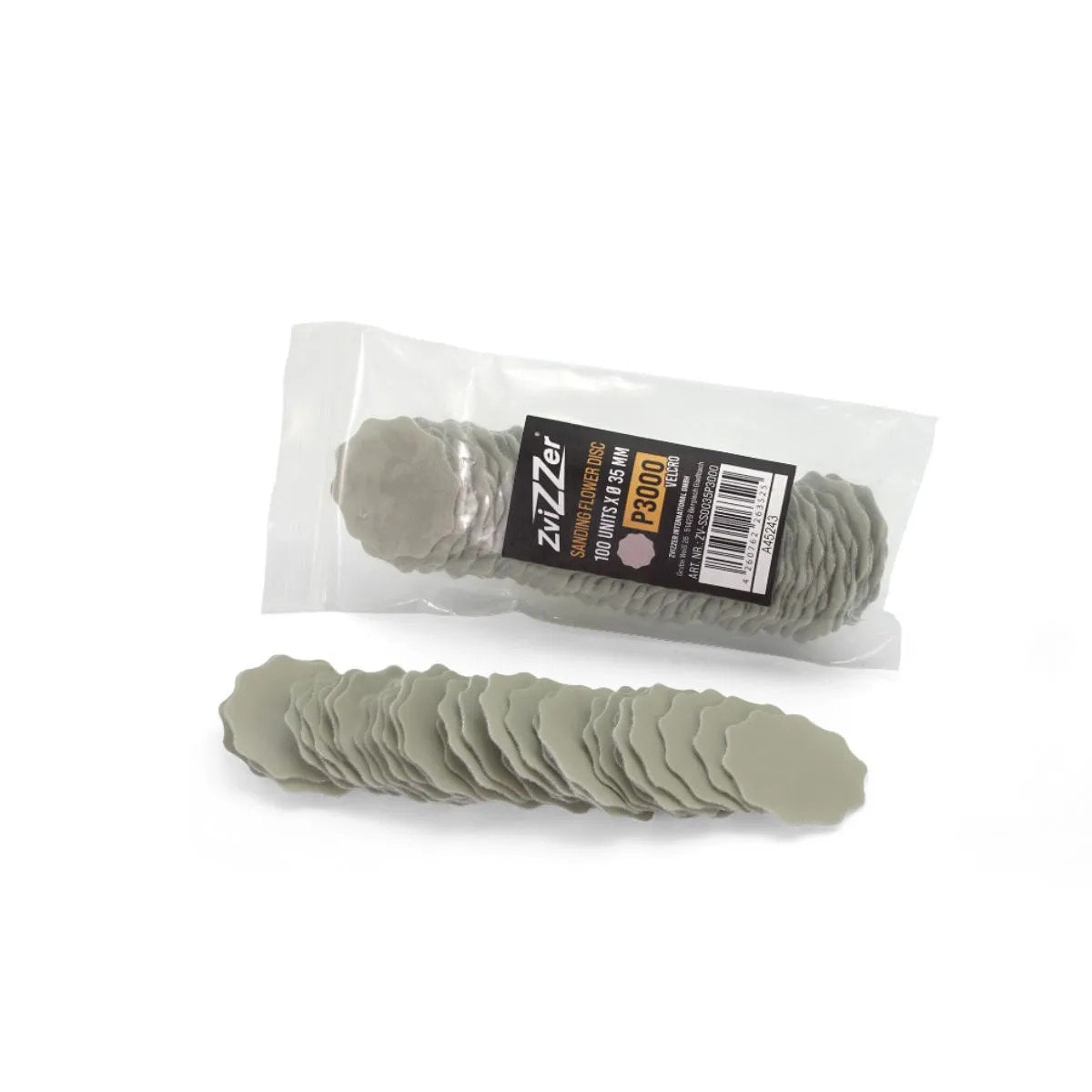 Zvizzer Sanding Flower Disc 35 mm P3000 100 uds