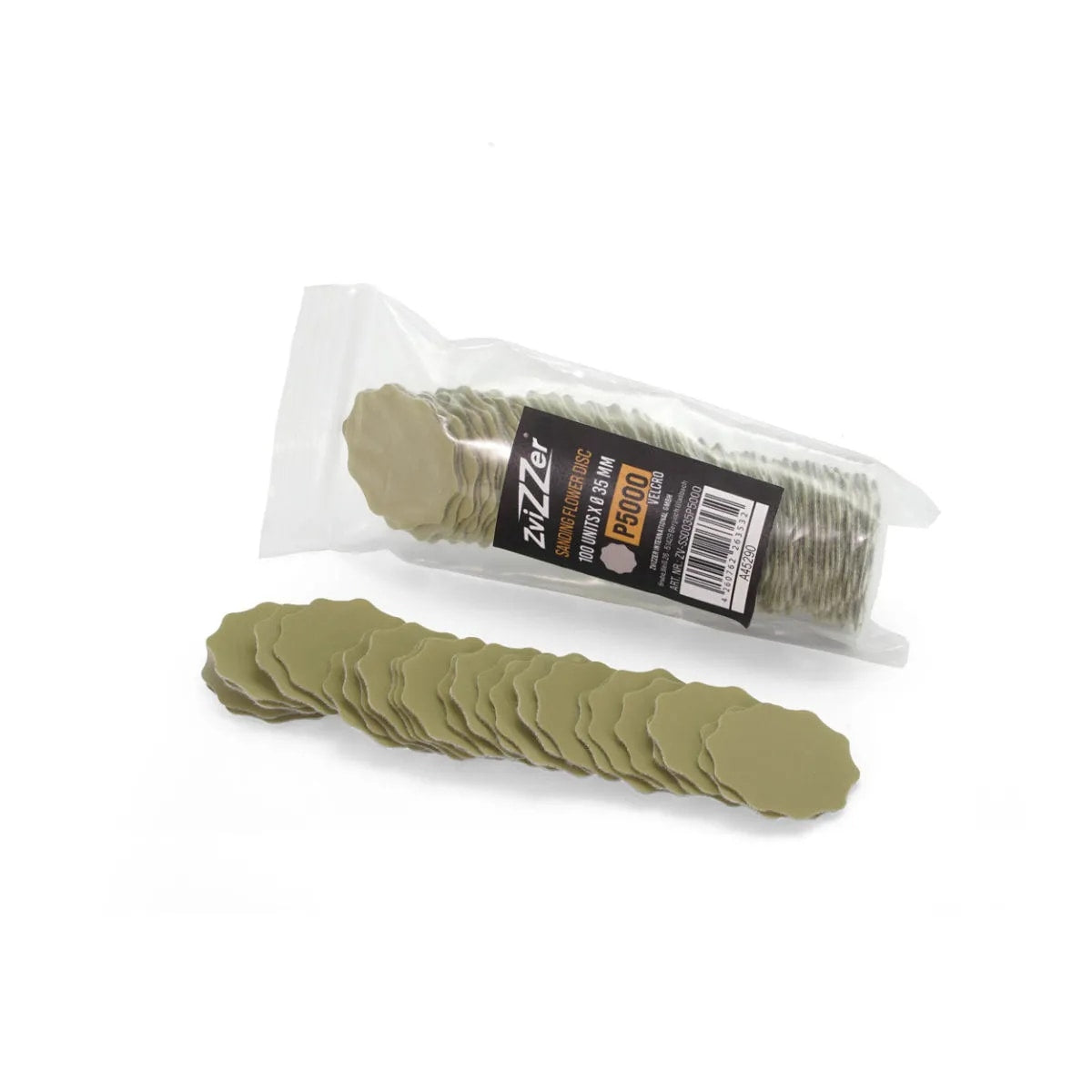 Zvizzer Sanding Flower Disc 35 mm P5000 100 uds