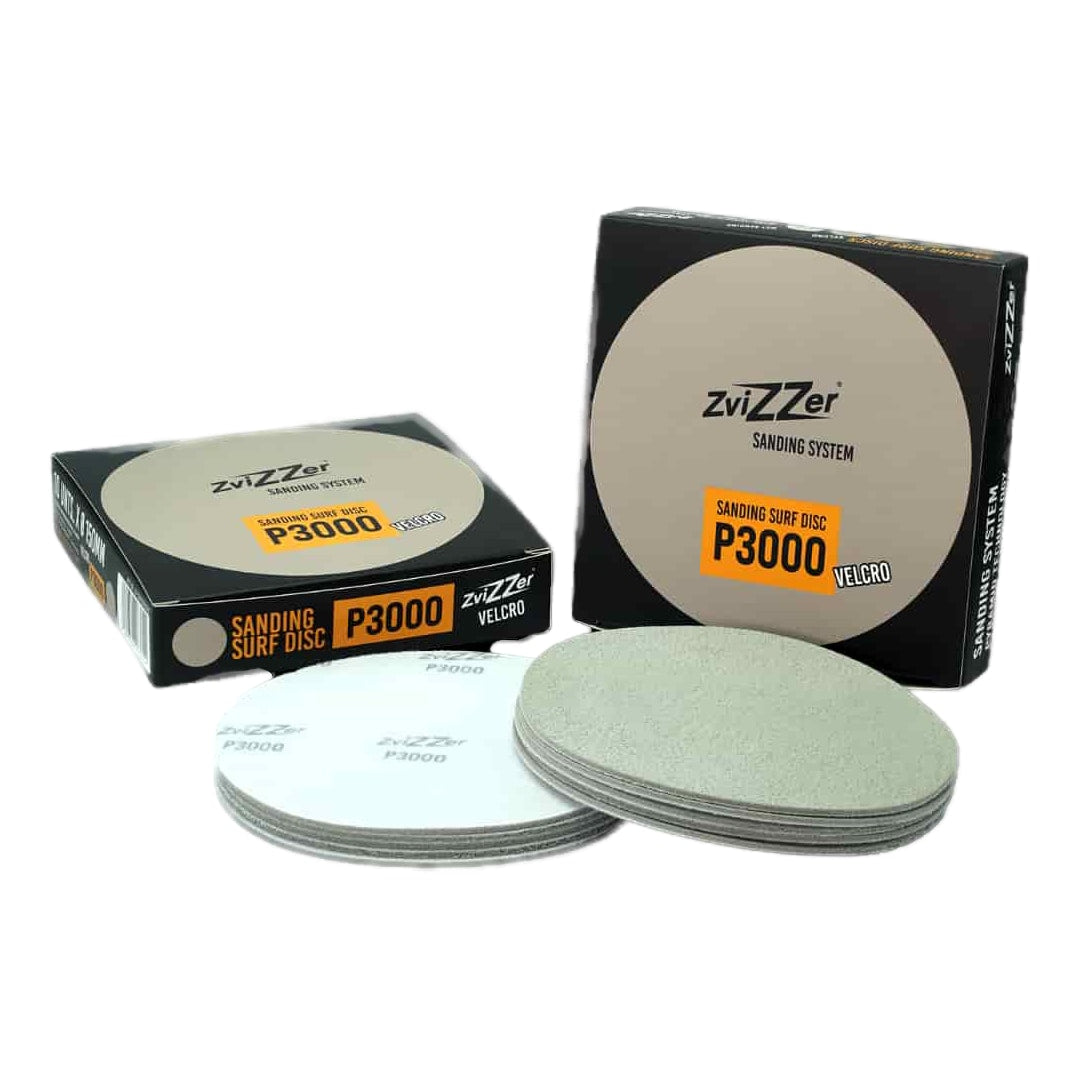 Zvizzer Sanding Surf Disc P3000: Lijas al agua 10 uds