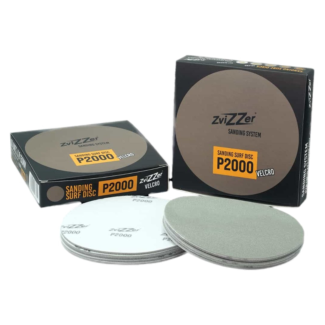 Zvizzer Sanding Surf Disc P2000: Lijas al agua 10 uds