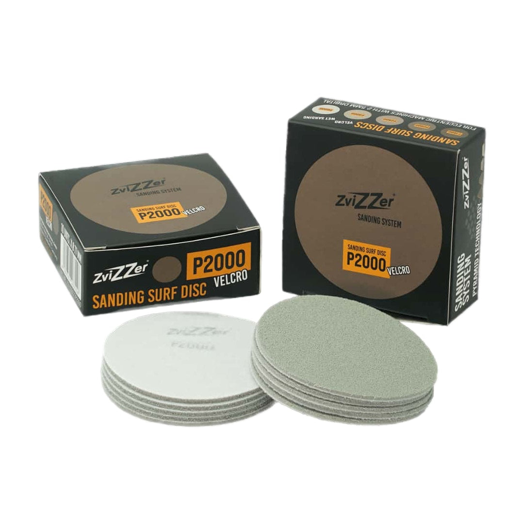 Zvizzer Sanding Surf Disc P2000: Lijas al agua 10 uds