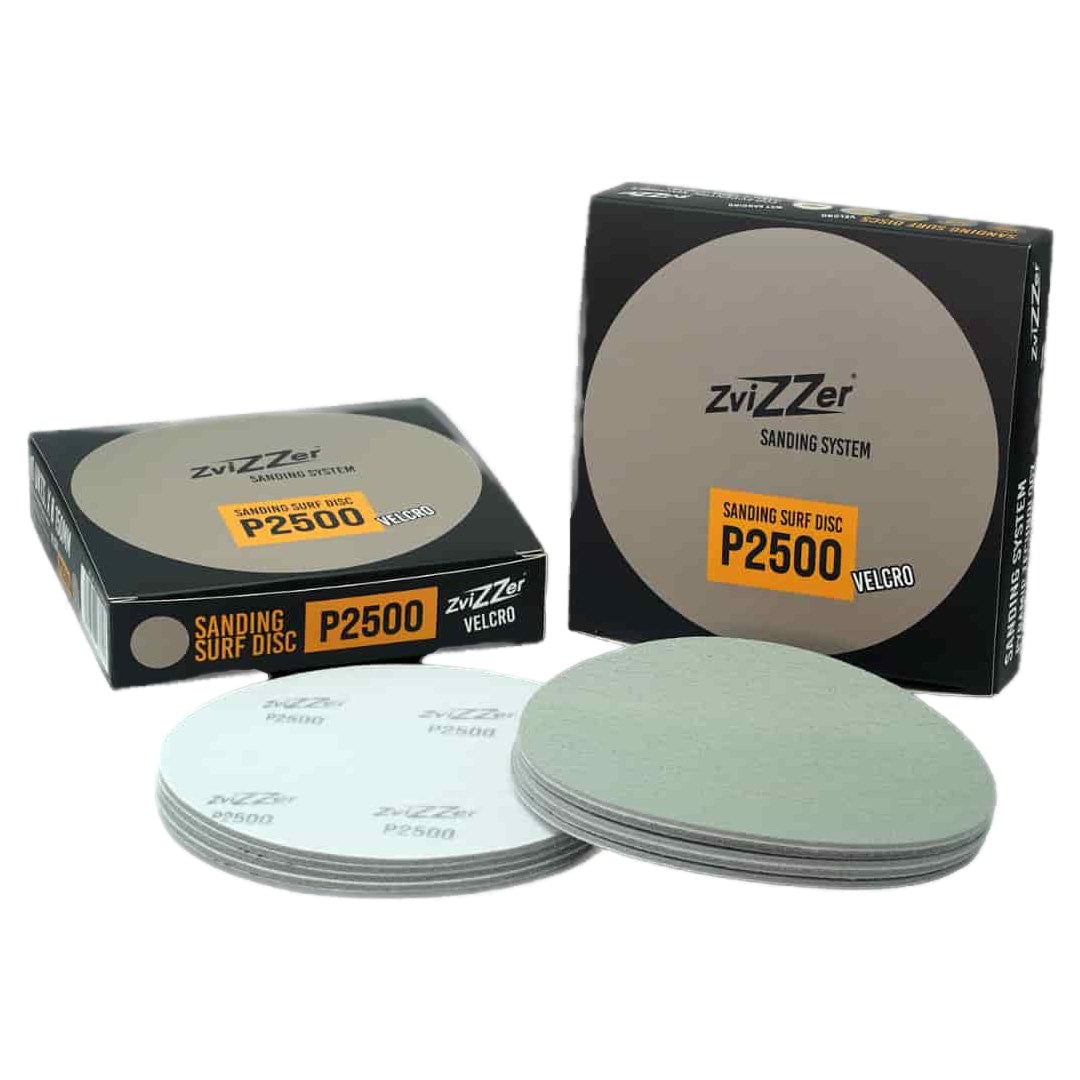 Zvizzer Sanding Surf Disc P2500: Lijas al agua 10 uds