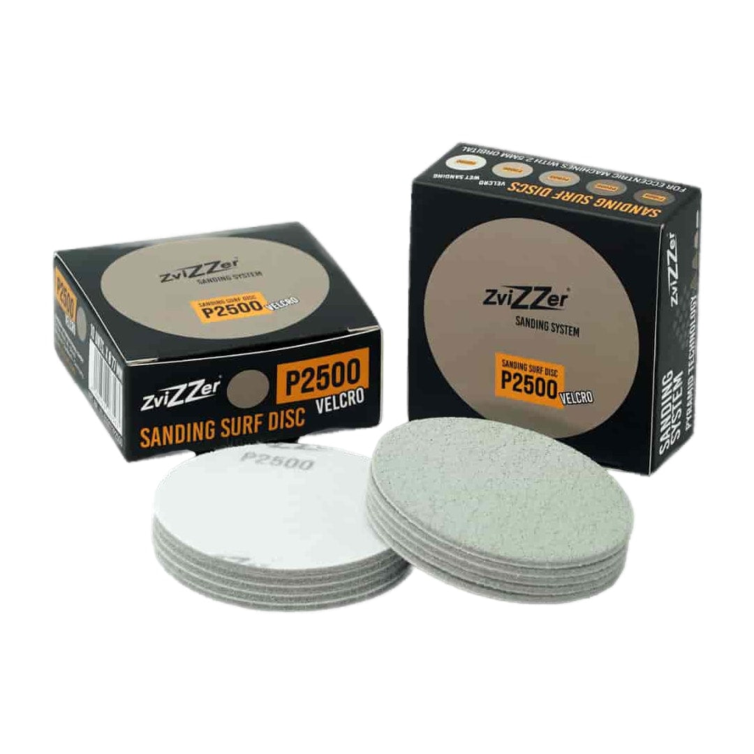 Zvizzer Sanding Surf Disc P2500: Lijas al agua 10 uds