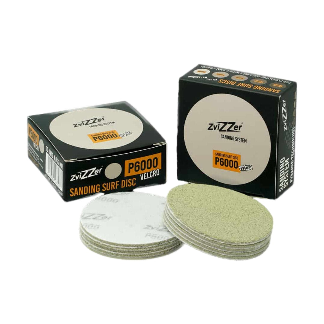 Zvizzer Sanding Surf Disc P6000: Lijas al agua 10 uds