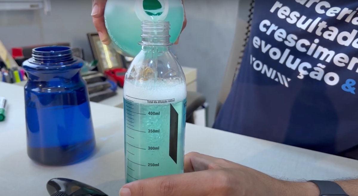 diluyendo producto con Quant