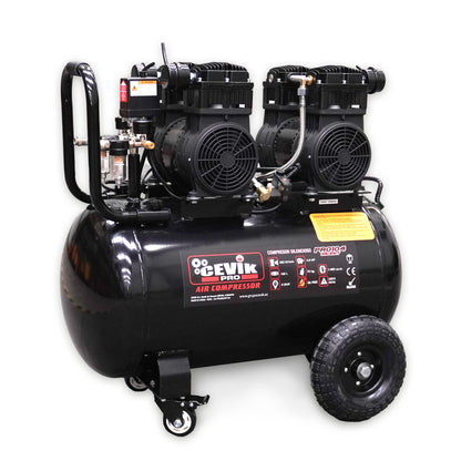 Compresor silencioso Cevik 100L 4HP S/A CEVIK PRO CA-PRO104SILENT