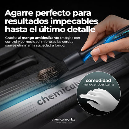 Chemicalworkz Black Boar Detailing Brush 20 mm: limpieza eficaz con control