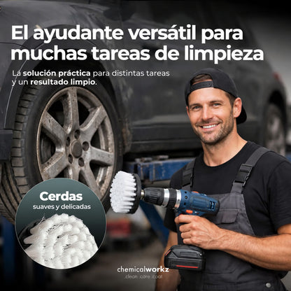Chemicalworkz Drill Brush Set: características y medidas de los cepillos