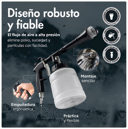 Chemicalworkz Performance Cleaning Gun: diseño robusto, montaje sencillo y empuñadura ergonómica