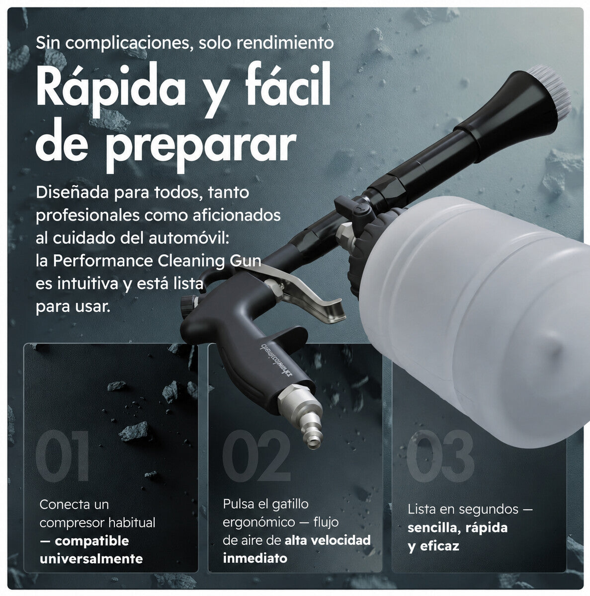 Chemicalworkz Performance Cleaning Gun: preparación y uso en tres pasos