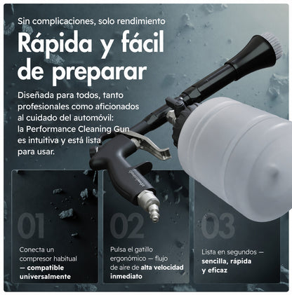 Chemicalworkz Performance Cleaning Gun: preparación y uso en tres pasos