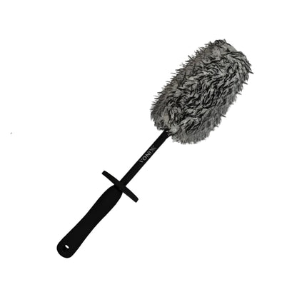 Vonixx Cepillo para limpieza de llantas de microfibra plano medio