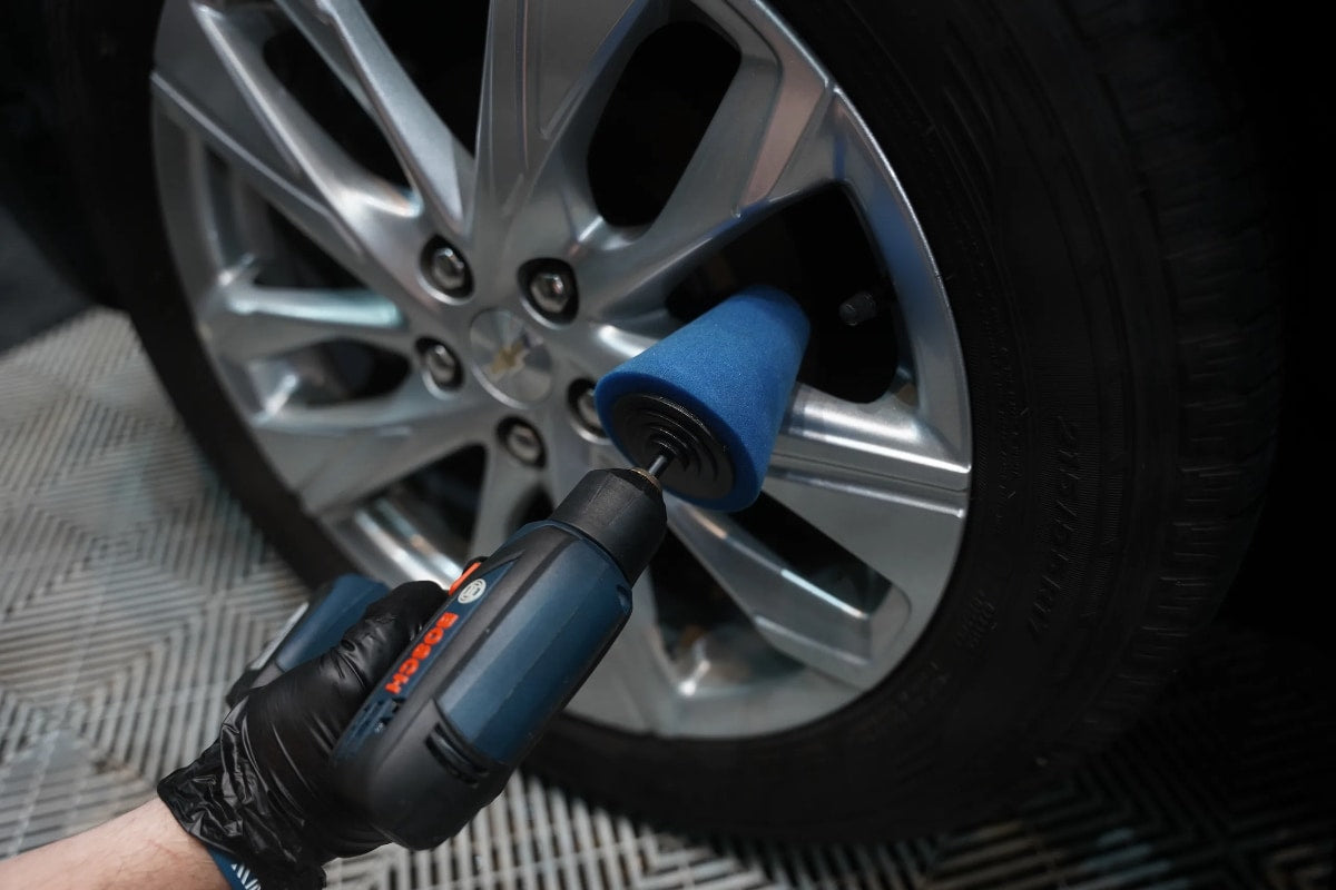 Vonixx Kit de 3 conos de pulido para llantas y zonas difíciles