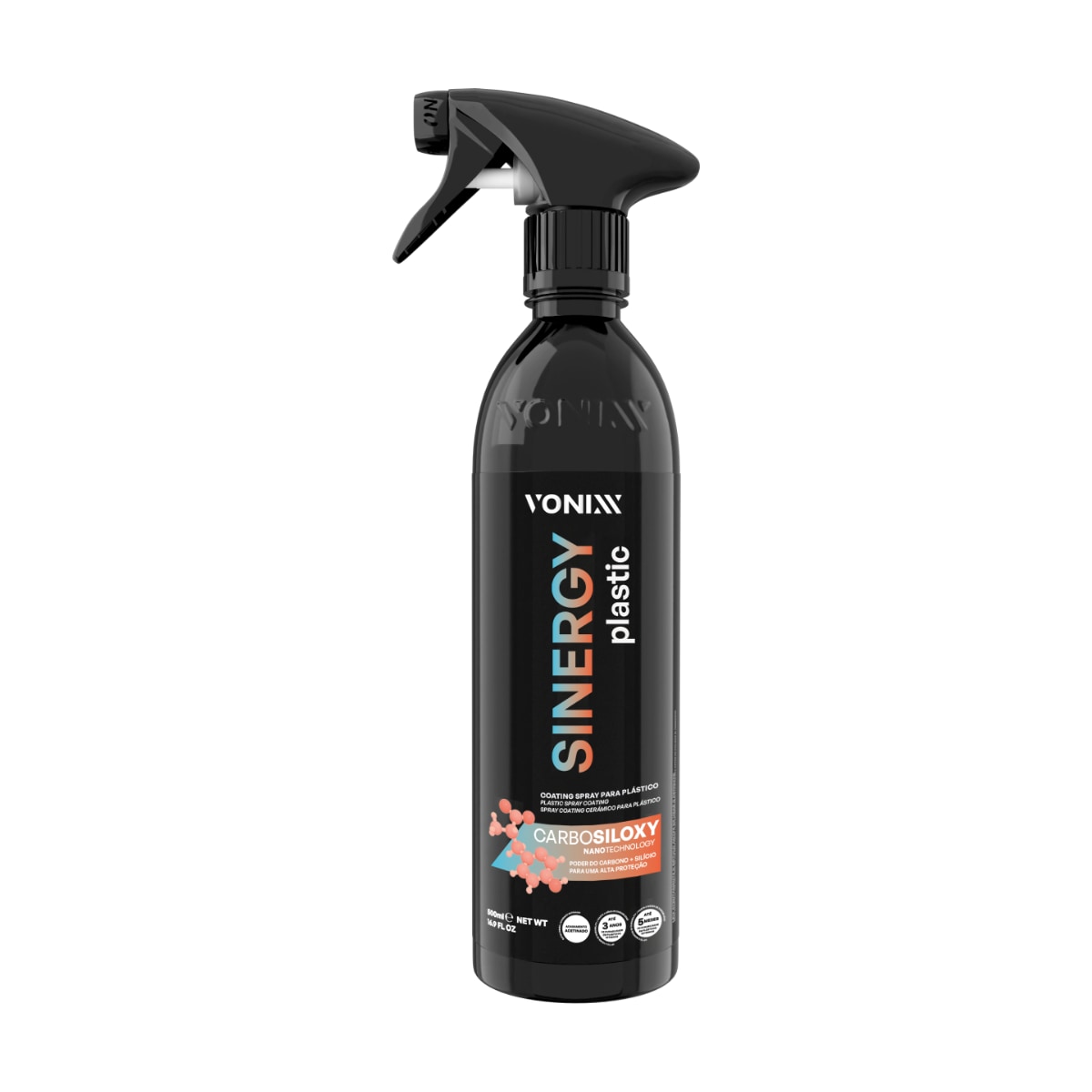 Vonixx Sinergy Plastic - Cerámico en spray para llantas