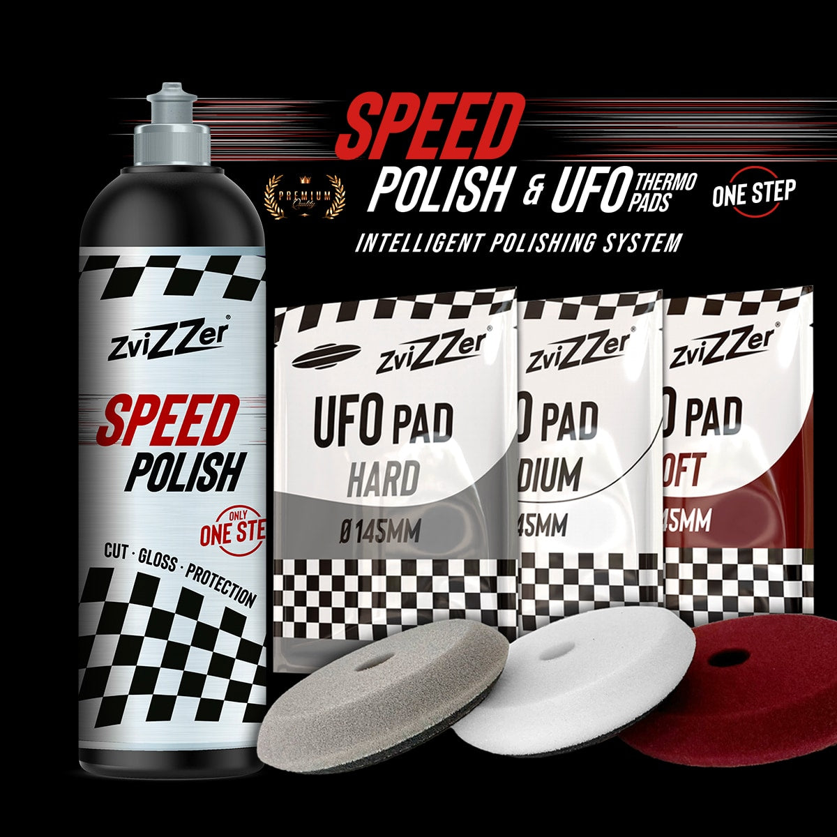 Zvizzer UFO Pad Blanco Medio